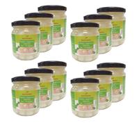 Gustadéa - Lot 12x Petits oignons blancs au vinaigre - Pot 200g