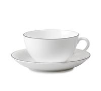 Gustafsbergs Porslinsfabrik Ensemble tasse à thé Nature rond Tasse à thé + soucoupe