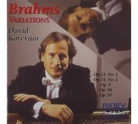 Gustav Brahms/David Korevaar - Variations for Solo Piano [Import]