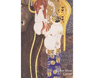 Gustav Klimt Carnet: Frise Beethoven | Parfait pour Prendre des Notes | Beau Journal | Idéal pour l'École, Études, Recettes ou Mots de Passe