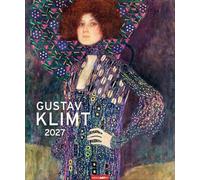 Gustav Klimt Edition Kalender 2027: Hochwertiger Wandkalender mit den detailreichen und eleganten Gemälden des Wiener Jugendstils. Großer Kunst-Kalender 2027. 46 x 55 cm