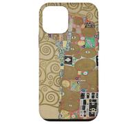 Gustav Klimt Fulfillment Love Painting Couple Romantique câlin Coque pour iPhone 12 Mini