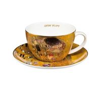 Gustav Klimt Goebel Artis Orbis Der Kuss Tasse à thé Multicolore