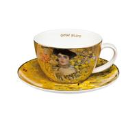 Gustav Klimt Goebel Artis Orbis Adele Bloch-Bauer 66-532-02-1 Tasse à thé en porcelaine fine Hauteur 6,5 cm 0,25 l