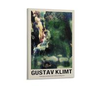 Gustav-Klimt Impression d'art - Philosophie - Décoration d'intérieur - Poster mural à suspendre - Peinture décorative - 40 x 60 cm