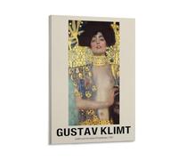 Gustav-Klimt Impression sur toile Judith et la tête d'Holopherne 1901 - Décoration murale moderne - 40 x 60 cm