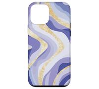 Gustav Klimt Liquide Swirl Violet Lavande Coque pour iPhone 12 Mini
