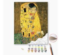 Gustav Klimt Peinture par Numéros - Kit Art Classique Reproduction 40x50 cm sans Cadre