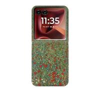 Gustav Klimt Poppy Field Etui Flip Housse Cuir pour Motorola Razr 60 Ultra, Razr Ultra 2025