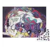 Gustav Klimt Puzzle Adulte 1000 Pièces, The Virgin Puzzles en Bois Classique Kit Bricolage Jouet en Bois Cadeau Unique Décor À La Maison