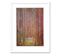 Gustav Klimt TANNENWALD I Old Master Painting Art Framed Art Print Picture & Mount Mount F12X387