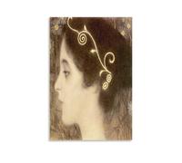 Gustav Klimt's Sketch for The Allegory "Junius" Poster (6) Décoration murale sur toile pour salon 30 x 45 cm