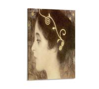 Gustav Klimt's Sketch for The Allegory Poster (6) Oeuvres d'art Impression sur toile Décoration d'intérieur 20 x 30 cm