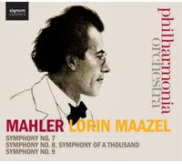 Mahler / Philharmonia Orchestra / Maazel - Symphonies Nos. 7-9 [New CD]