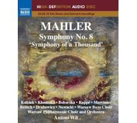 Gustav Mahler Mahler: Symphony No. 8, 'Symphony of a Thousand' (Blu-ray) Audio
