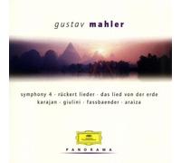 Gustav Mahler - Symphonie n°4 / Rückert Lieder / Le Chant de la terre (Coll. Panorama)