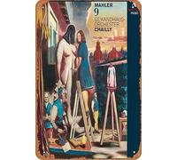 Gustav Mahler - Symphonie n°9 (Gewandhaus Orchestra Leipzig, Riccardo Chailly) Décoration murale rétro en métal Plaque en métal 20,3 x 30,5 cm