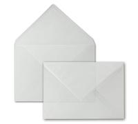 Gustav Neuser Lot de 1000 enveloppes - DIN C5 - 162 x 229 mm - Blanc transparent - Fermeture par collage humide - Qualité supérieure - 92 g/m² - 16,2 x 22,9 cm - Enveloppes transparentes