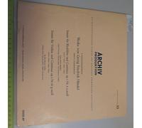 Gustav Scheck - Blockflöte, August Wenzinger - Viola da gamba, Fritz Neumeyer - Cembalo, Ilse Brix-Meinert - Violine, Johannes Koch - Viola da gamba, Walter Gerwig- Laute - ARCHIV PRODUKTION des musikhistor. Studios der deutschen Grammophon Gesellschaft, X. Forschungsbereich: Werke von Georg Friedrich Händel, Serie E: Kammermusik: Sonate für Blockflöte und Contin ...