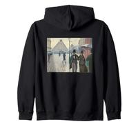 Gustave Caillebotte Paris Street; Rainy Day Sweat à Capuche