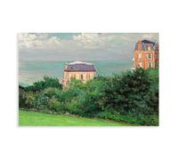 Gustave Caillebotte, Villas at Villers Sur Mer - Toile murale décorative pour maison, bar, restaurant, garage, café - 30 x 45 cm