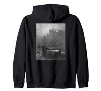 Gustave Doré - Alfred Lord Tennysons Elaine 2 - pour Artistes Sweat à Capuche