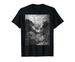 Gustave Dore Archange Michael et Anges Dragon Combattant T-Shirt Graphique avec Valeur