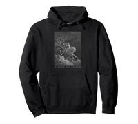 Gustave Doré Art Mort faux foncé cheval démon ailes Sweat à Capuche