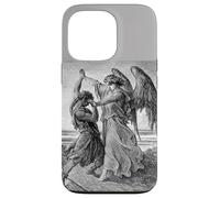 Gustave Dore Jacob Lutte avec l'ange 1855 Coque pour iPhone 13 Pro
