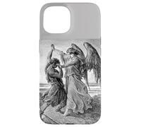 Gustave Dore Jacob Lutte avec l'ange 1855 Coque pour iPhone 15