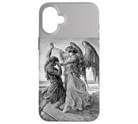 Gustave Dore Jacob Lutte avec l'ange 1855 Coque pour iPhone 16 Plus