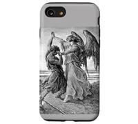 Gustave Dore Jacob Lutte avec l'ange 1855 Coque pour iPhone SE (2020) / 7/8