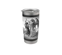Gustave Dore Jacob lutte avec l'ange 1855 Gobelet isotherme en acier inoxydable double paroi