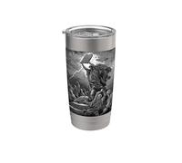 Gustave Dore Moïse brise les tablettes de la loi Gobelet isotherme en acier inoxydable double paroi