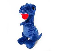 Gustaw Dino EDI Peluche Grand XXL, Dinosaure en Peluche, Jouet Peluche Décoration, Tyrannosaure Rex Animaux en Peluche Grande pour Enfants - XXL Dino EDI Tyrannosaurus (Marine, 110cm)