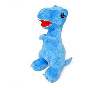 Gustaw Dino EDI Peluche Grand XXL, Dinosaure en Peluche, Jouet Peluche Décoration, Tyrannosaure Rex Animaux en Peluche Grande pour Enfants - XXL Dino EDI Tyrannosaurus (Bleu, 90cm)