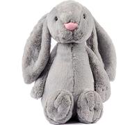 Gustaw Grand Lapin Figo (Gris foncé, 30cm) - Peluche, Lapin en peluche - XXL Lapin animal, Peluche Méga Grand Lapin en peluche Enfants