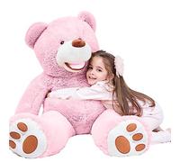 Gustaw Grand Ours en Peluche XXL Amigo - Nounours Géant, Teddy Bear Ourson - Idéal comme Cadeau (Rose, 160cm)
