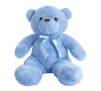 Gustaw Grand Ours en Peluche XXL Dulce - Peluche Géante, Nounours XXL, Teddy Bear Grand Ourson - Peluche Idéal comme Cadeau, Ourson Géant en Peluche (Bleu, 70CM)