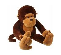 Gustaw Grand Ours en Peluche XXL Singe - Peluche Géante, Grand Nounours XXL, Teddy Bear Grand Ourson - Peluche Idéal comme Cadeau, Peluche Ourson Géant en Peluche (Marron, 90cm)