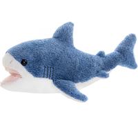 Gustaw Hai Malo Ours en peluche Grand XXL (bleu et blanc, 35cm) - Ours en peluche, Ours en peluche XXL Teddy Bear