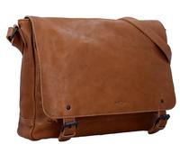 Gusti Attila Porte-documents en cuir avec dragonne pour chariot et ordinateur portable Marron