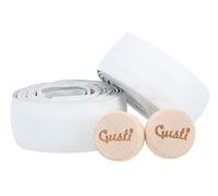 Gusti Bandes Adri V. de cuir pour guidon de vélo Blanc Cuir 200