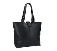 Gusti Cuir Sac cabas - Alexandra Noir en Cuir de Vachette, Sac à Main Femme, Compartiment A4, Fermeture Aimantée et Zippée, Bandoulière Réglable