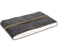 Gusti Cuir studio - Album photo "Andrea“ Bloc-notes vintage carnet d'adresses journal intime Horizontal en cuir de buffle Marron foncé 2P37-24-6