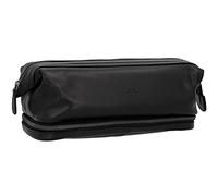 Gusti Cuir Studio Trousse de Toilette Vanity Pochette Produits de beauté Homme Femme Cuir de Buffle Noir 2H40-20-6wp