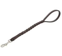 Gusti Hartwin Laisse courte en cuir pour chien Marron