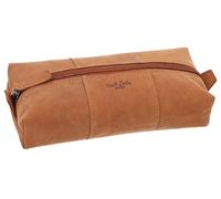 Gusti Marcin Trousse de maquillage en cuir Marron, marron, rétro