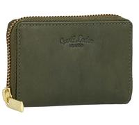 Gusti Porte-Cartes ABEL Porte-Monnaie Petit Portefeuille Vert Cuir