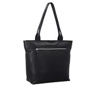 Gusti Sac à main en cuir Clarice - Sac à main pour ordinateur portable - Sac de bureau - Sac de loisirs - Noir